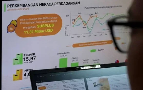 BPS: Perdagangan Luar Negeri Gemilang, Neraca Perdagangan Surplus