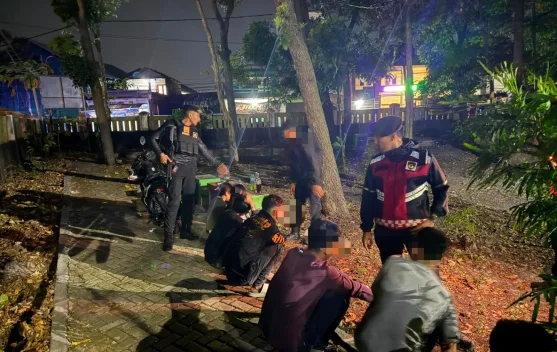 Antisipasi Kamtibmas saat Nobar Pildun, Polisi di Garut Ciduk 9 Pemuda Mabuk