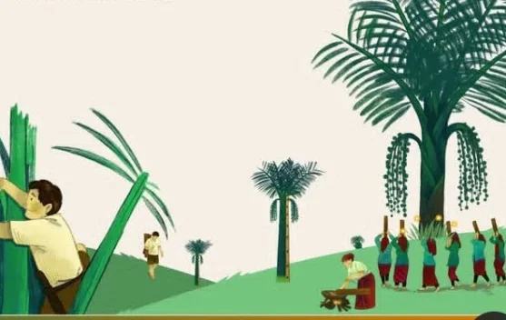 Menapaktilas Jejak Budaya Aren di Cibaliung