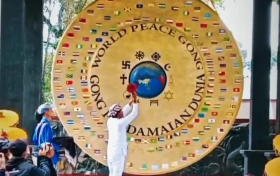 Gong Perdamaian Dunia di Situs Bojong Galuh