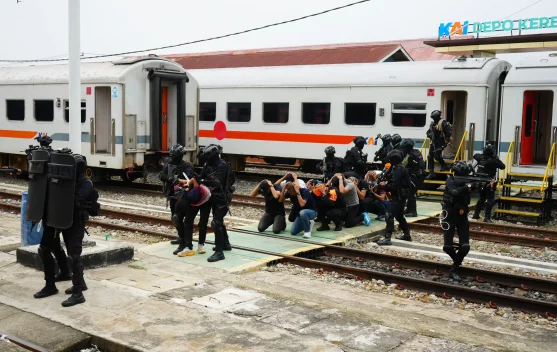 KAI dan Polda, Dongkrak Antisipasi Keamanan terhadap Teroris