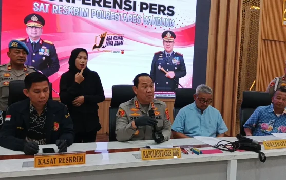 Polisi Tangkap Pencuri Kabel di Bandung Yang Sebabkan Banyak Traffic Light Mati
