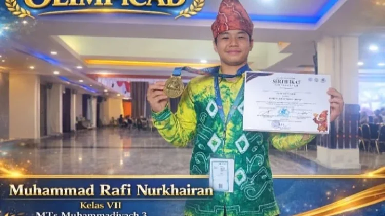 Santri Al-Furqan Banjarmasin Raih Emas di OlympicAD VIII