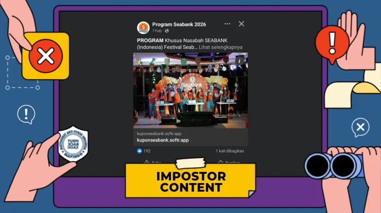 Hoaks: Tautan Pendaftaran Festival SeaBank Berhadiah