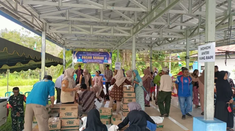 DKUMPP Banjar Gelar Pasar Murah di Desa Sungai Jati Mataraman