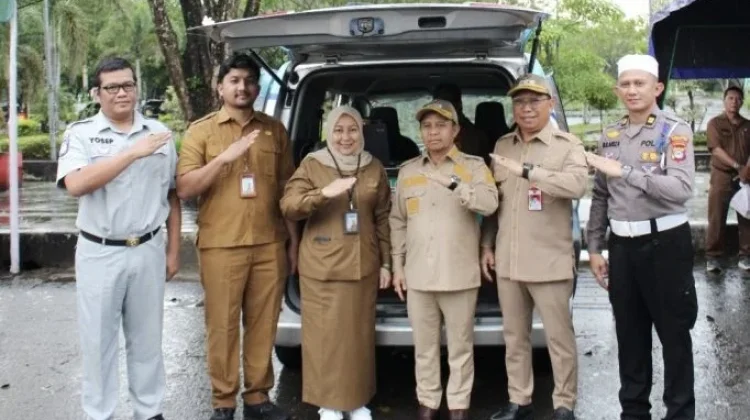UPPD Samsat Rantau Hadirkan Layanan Keliling di Pasar Ramadan
