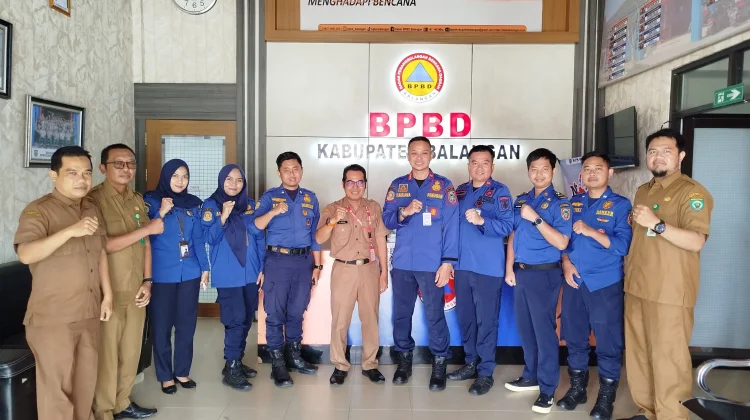 BPBD Balangan dan Damkar Kalsel Perkuat Sinergi Penanganan Bencana