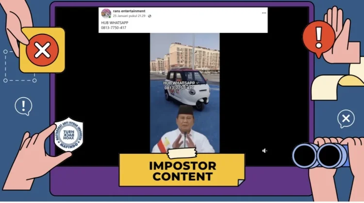 Hoaks: Prabowo Umumkan Promo Mobil Listrik