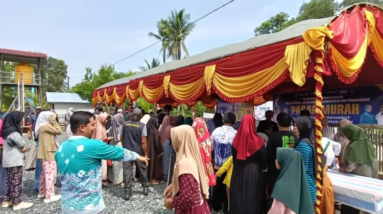 Pasar Murah di Handil Purai Diserbu Masyarakat, Pemkab: Jaga Stabilitas Harga