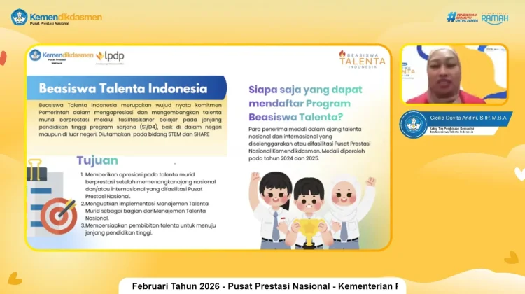 Pemerintah Luncurkan Beasiswa Talenta Indonesia 2026