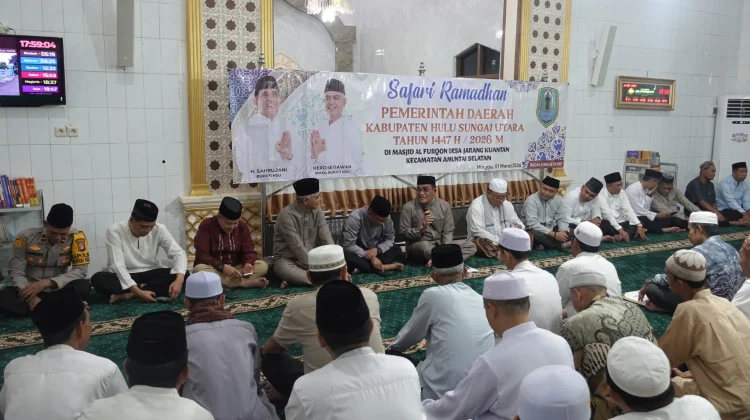 Safari Ramadan, Bupati HSU Ajak Masyarakat Doa Bersama untuk Kebangkitan Daerah