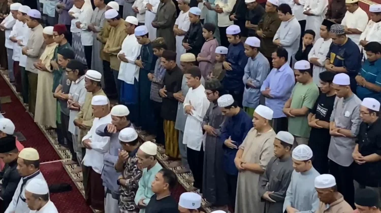 Salat Gerhana, Jemaah Padati Masjid Raya Sabilal Muhtadin