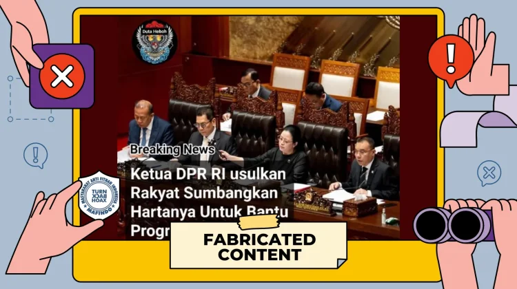 Hoaks: Puan Maharani Usulkan Rakyat Sumbangkan Harta untuk MBG