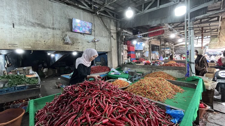 Sempat Mengalami Kekosongan Stok, Harga Cabai di Pasar Antasari Makin Naik