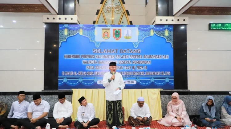 Gubernur Muhidin dan Wagub Hasnuryadi Safari Ramadan di Banjarbaru