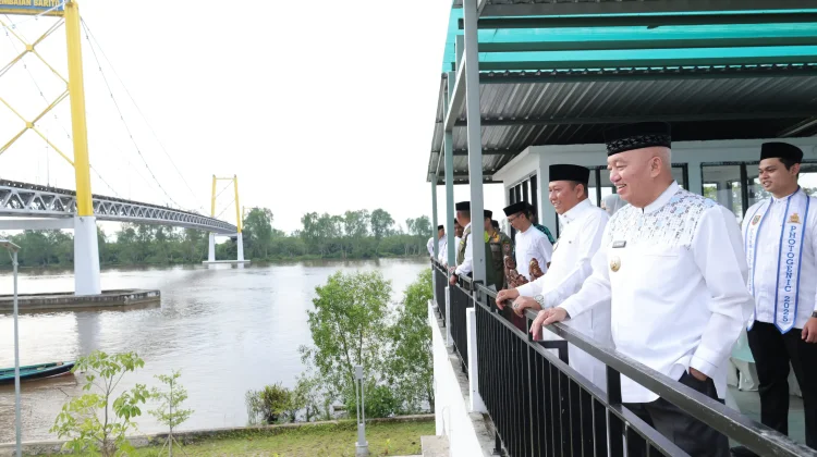 Gubernur Kalsel Resmikan Kawasan Wisata Bawah Jembatan Barito