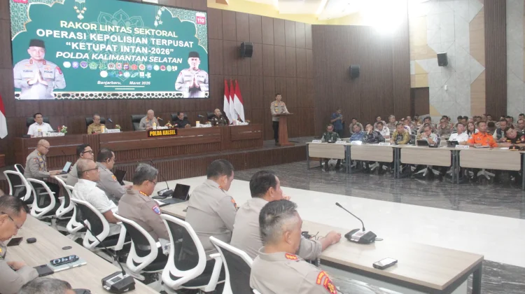Amankan Mudik Lebaran 2026 Polda Kalsel Kerahkan Ribuan Personel Gabungan