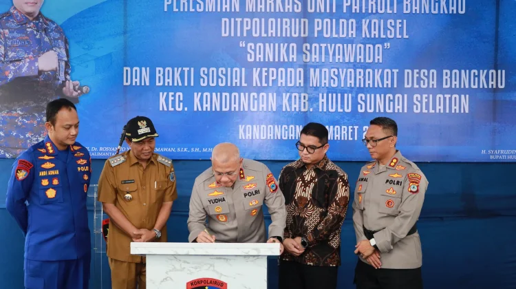 Marnit Patroli Bangkau Diresmikan, Jaga Ekosistem Danau dan Nelayan