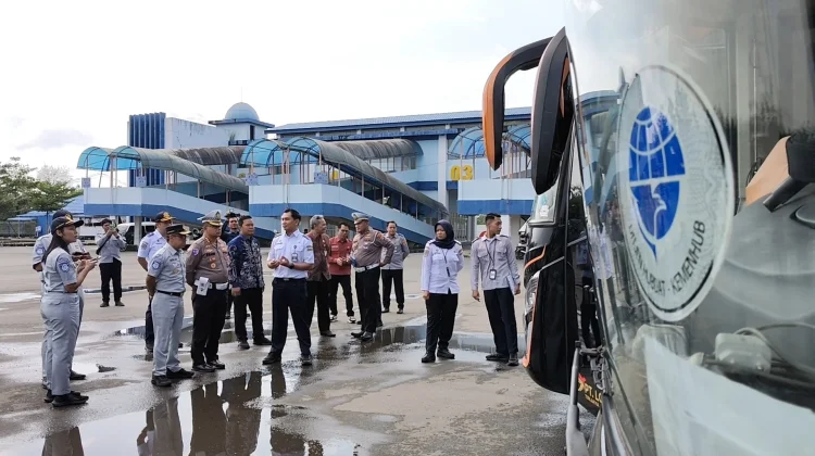 BPTD Kalsel Lakukan Ramp Check Bus dan Kesehatan Sopir, Pastikan Mudik Aman