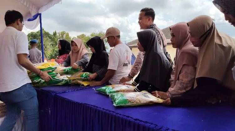 Polda Kalsel dan Bulog Gerakan Pangan Murah, Masyarakat Terbantu