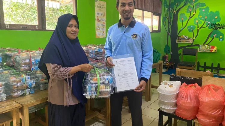 Program MBG Mulai Disalurkan di SDN Simpang Tiga