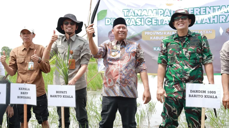 Bupati Batola Dorong Kolaborasi untuk Sukseskan Program Cetak Sawah Rakyat
