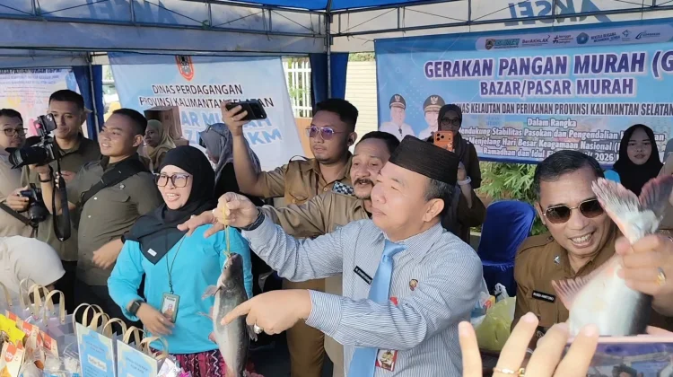 Pangan Murah Kalsel, Warga Serbu Stand Dislautkan