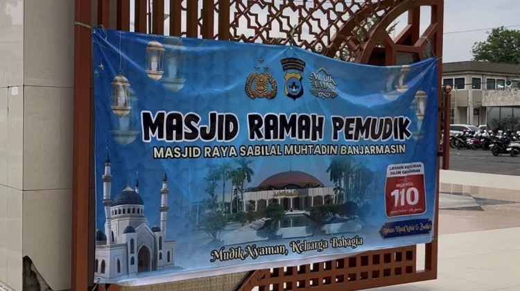 Masjid Raya Sabilal Muhtadin Jadi Pilihan Singgah Para Pemudik