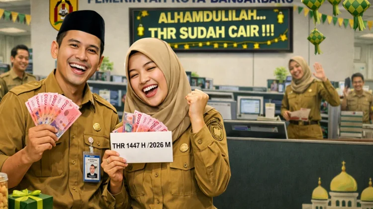 Kabar Baik! Seluruh ASN hingga PJLOP Pemkot Banjarbaru Terima THR Tepat Waktu