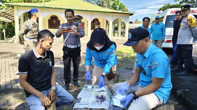 Jaga Keselamatan Mudik, BNNK Lakukan Tes Urine Pengemudi Dadakan