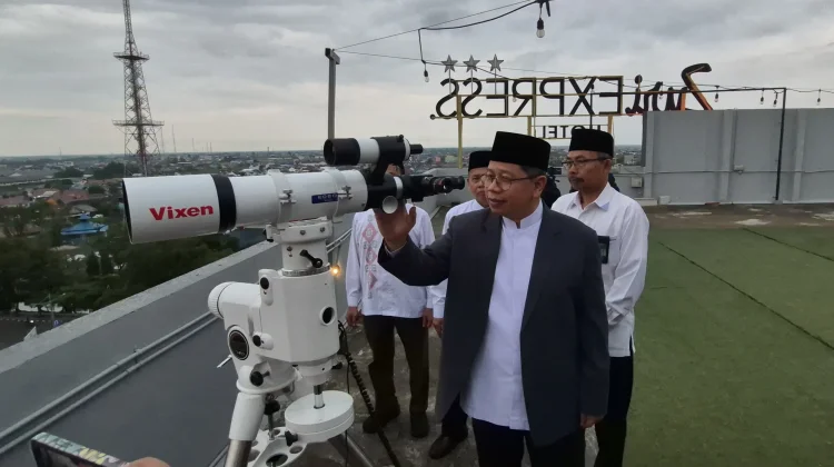 Cuaca Hujan Halangi Pantauan Hilal 1 Syawal 1447 H di Kalsel