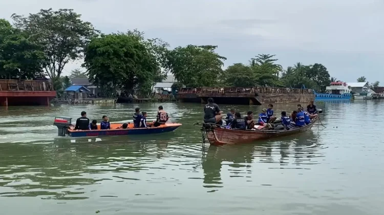 Tim Gabungan Perluas Area Pencarian Pelajar Tenggelam di Sungai Alalak