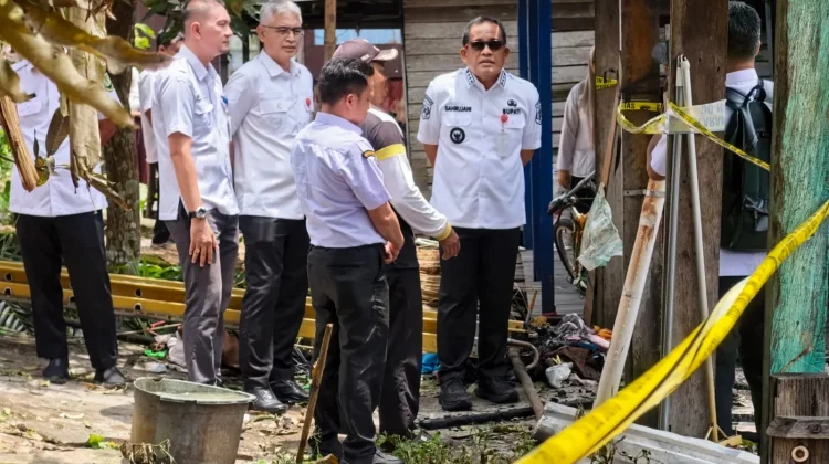 Pemkab Hulu Sungai Utara Salurkan Bantuan untuk Korban Kebakaran
