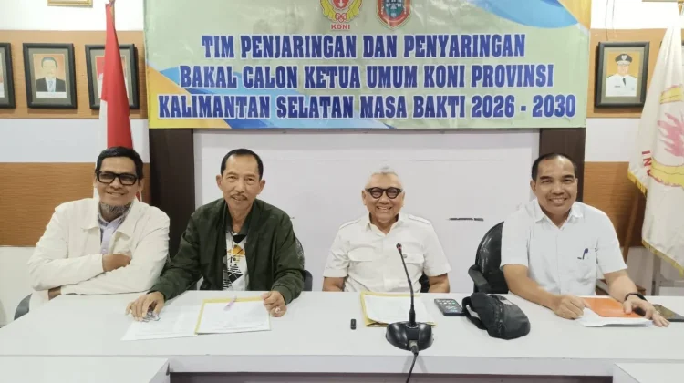 KONI Kalsel Resmi Buka Pendaftaran Calon Ketua Umum 2026–2030