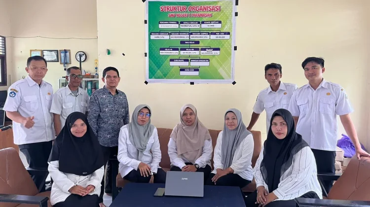 SMPN 1 Paramasan Gelar Halalbihalal Penuh Kehangatan