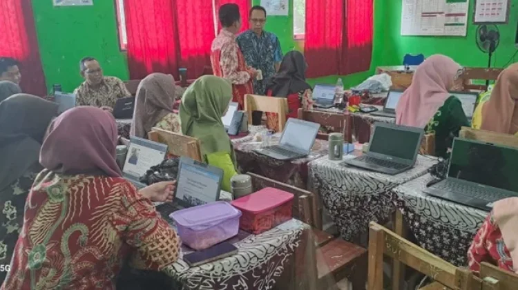 Hari Kedua Bimtek GCE, Mendapat Kunjungan dari Pendamping Satuan Pendidikan