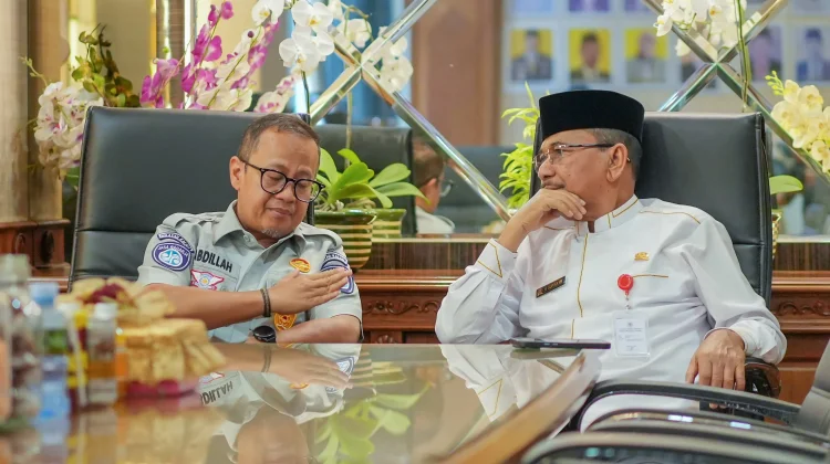 Supian HK Sambut Jasa Raharja Bahas Keselamatan Jalan