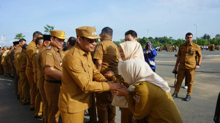 Apel dan Halalbihalal ASN Kotabaru, Wabup Tekankan Terbuka Terhadap Kritik
