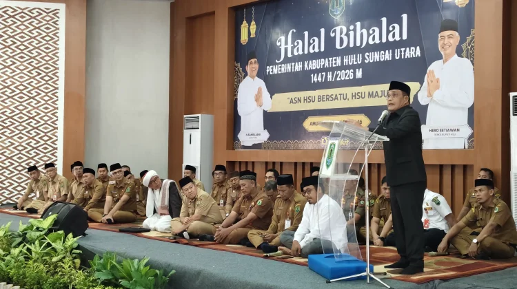 Halalbihalal Idulfitri 1447 H, Bupati HSU Ajak ASN Bersatu untuk Membangun Daera