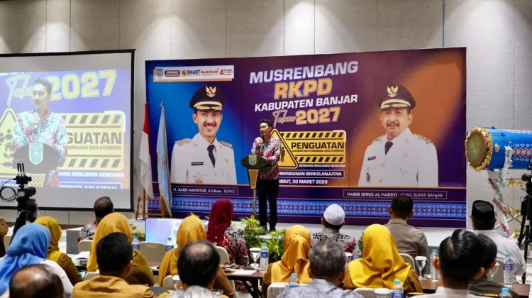 Bupati Banjar Soroti Tantangan Pendidikan dan Banjir