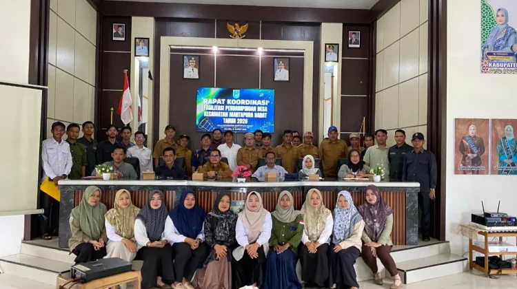 Kecamatan Martapura Barat gelar Rakor Pendampingan Desa