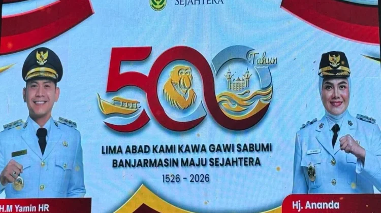 Tidak Disayembarakan, Logo Hari Jadi ke-500 Kota Banjarmasin Meluncur Duluan