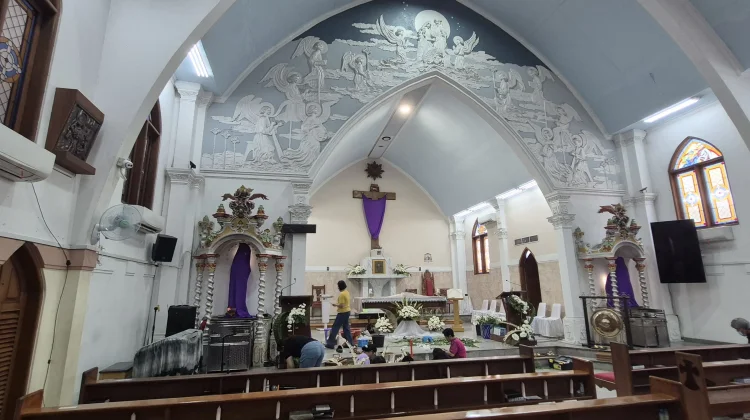 Katedral Banjarmasin Matangkan Persiapan Teknis Sambut Ibadah Paskah