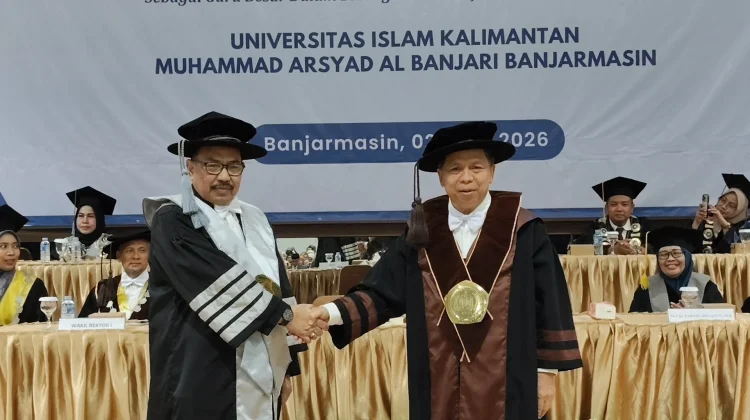 Rektor UNISKA MAB Mohammad Zainul Sandang Gelar Guru Besar