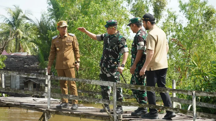 TNI Pemko Banjarmasin Turun Tangan, Jembatan Perintis Garuda Akhirnya Dibangun!
