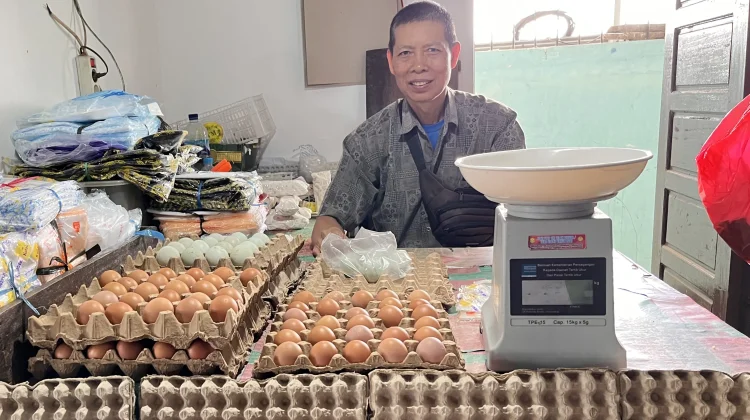 Harga Telur Itik di Pasar Pandu Banjarmasin Naik