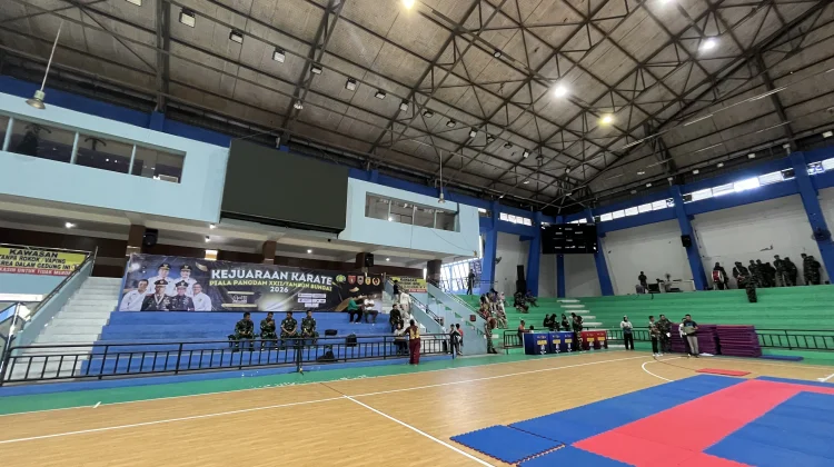 Persiapan Pembukaan Kejuaraan Karate Piala Pangdam 2026 Dimaksimalkan
