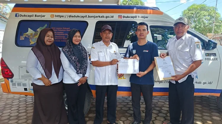 Disdukcapil Banjar Gelar Pelayanan di Desa Pasiraman Mataraman