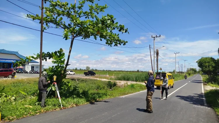 PUPRP Tinjau Lokasi Pembangunan Jembatan Puskesmas Martapura Barat