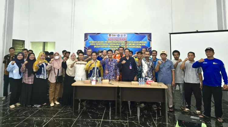Sosialisasi P4GN Desa Kapar Wujudkan Lingkungan Bersih Narkoba